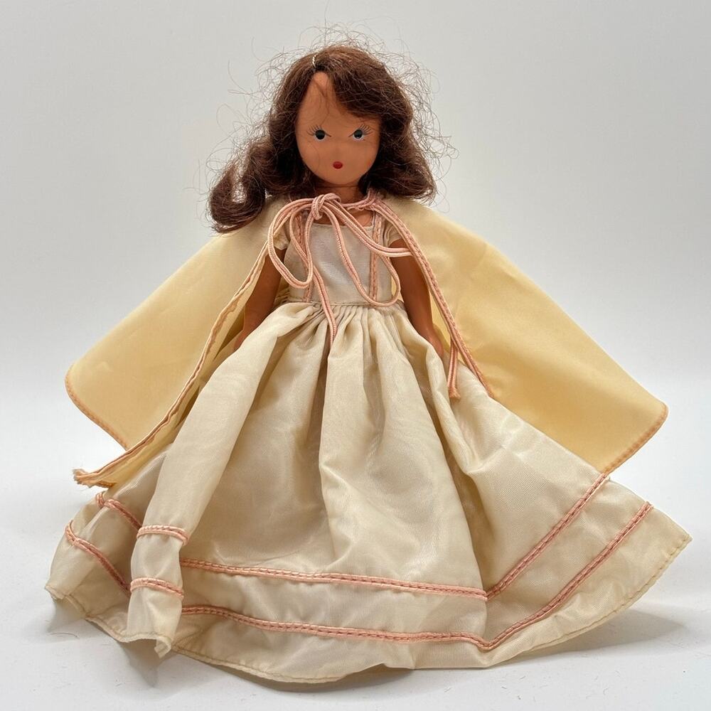 Vintage 1948-1960 Nancy Ann Storybook Doll, Plastic, with Stand